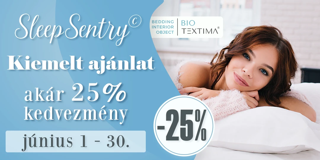 Bio-Textima SleepSentry kiemelt matrac akció