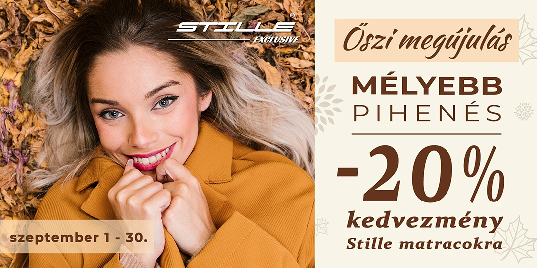 Stille matrac akció