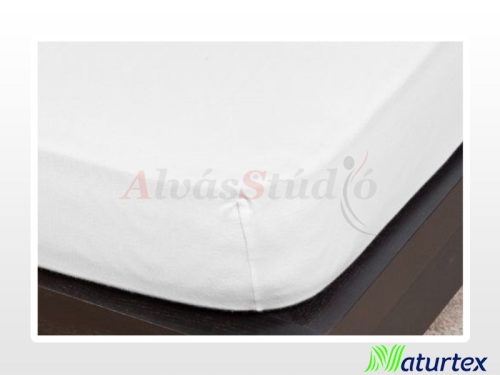 Naturtex Jersey fitted bed sheet - white 180-200x200 cm