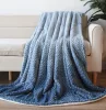 Naturtex poliészter pléd - Ombre blue 150x200 cm