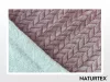 Naturtex poliészter pléd - Ombre coral 150x200 cm