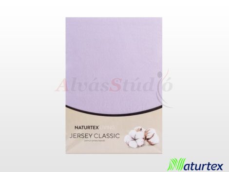 Naturtex Jersey fitted bed sheet - orchid purple 140-160x200 cm