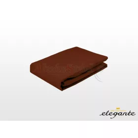 Elegante Jersey gumis lepedő Sötétbarna 90-100x200 cm
