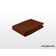 Elegante Jersey fitted bed sheet - dark brown 90-100x200 cm