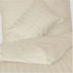 Billerbeck Réka 5-piece cotton-satin bed linen set - Panna cotta