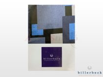   Billerbeck Bianka 2 részes pamut-szatén ágyneműhuzat - kék-szürke-fekete mintás