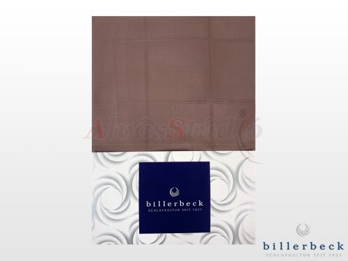 Billerbeck Bianka 3-piece cotton-satin bed linen set - brown check