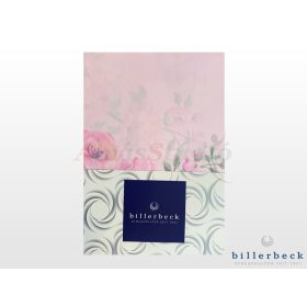 Billerbeck Bianka 3-piece cotton-satin bed linen set - roses