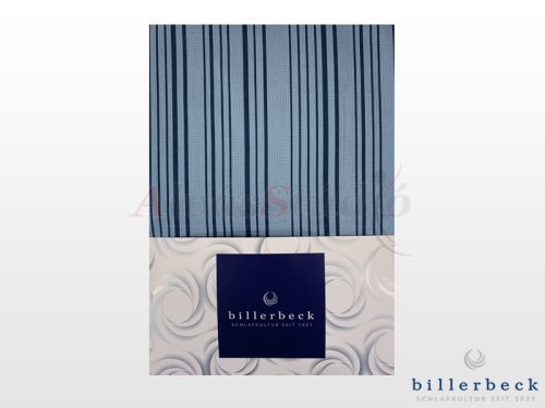 Billerbeck Bianka 3-piece cotton-satin bed linen set - blue