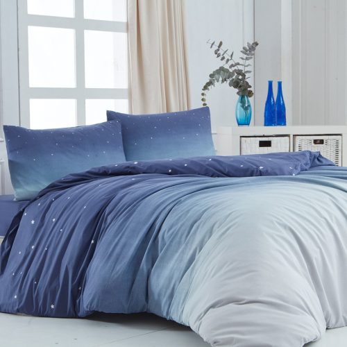 Naturtex 2-piece cotton bed linen set - Sky blue