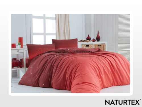 Naturtex 2-piece cotton bed linen set - Sky orange
