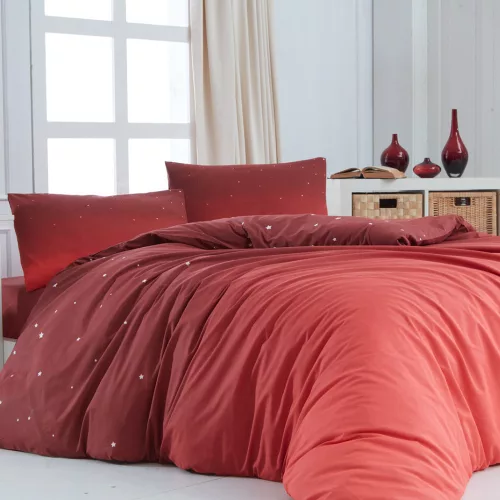 Naturtex 5 részes renforce pamut ágyneműhuzat - Sky orange