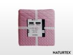   Naturtex microfiber ágytakaró - szürke-rózsaszín 235x250 cm