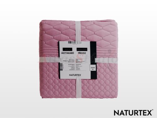 Naturtex microfiber coverlet - grey-pink 235x250 cm