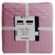 Naturtex microfiber coverlet - grey-pink 235x250 cm