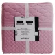 Naturtex microfiber ágytakaró - szürke-rózsaszín 235x250 cm