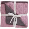 Naturtex microfiber coverlet - grey-pink 235x250 cm