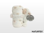 Naturtex Baby Design pléd - ölelős Bárány plüssel