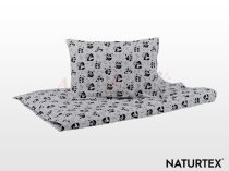   Naturtex 2 pieces children's bed linen set - Pandas (90x130 cm - 40x50 cm)