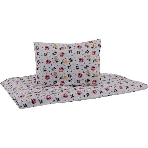 Naturtex 2 pieces children's bed linen set - Ladybug flowers