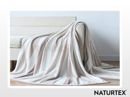 Naturtex polyester blanket - Striped 200x240 cm