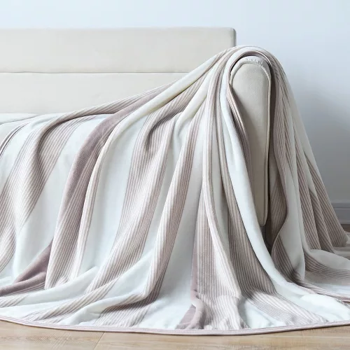 Naturtex poliészter pléd - Striped 200x240 cm