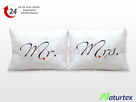 Naturtex L'amour Mr. és Mrs. kispárna szett (2db)