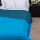 Naturtex Laura microfiber ágytakaró - türkizkék 235x250 cm