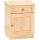 Möbelstar 430 - 1 door 1 drawer plain pine nightstand