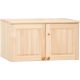 Möbelstar 262 - 2 door plain pine height extension unit