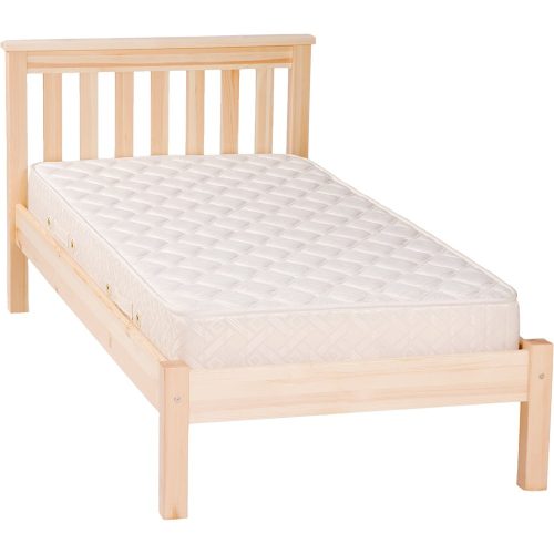 Möbelstar 349 - plain pine bed frame 90x200 cm