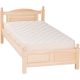 Möbelstar 329 - plain pine bed frame 90x200 cm