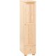 Möbelstar 213 - 1 door 1 drawer plain pine wardrobe (with garment rod)