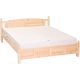 Möbelstar 326 - plain pine bed frame 160x200 cm