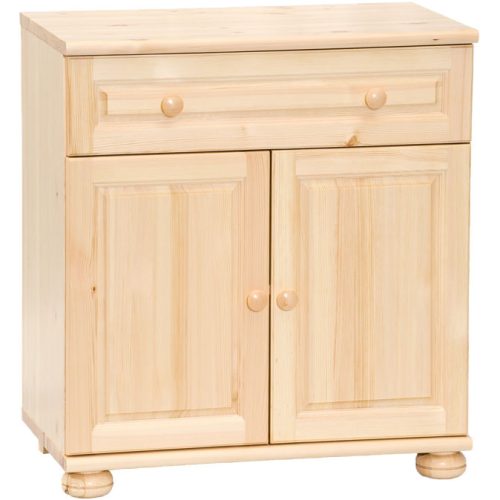 Möbelstar 123 - 2 door 1 drawer plain pine dresser