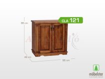 Möbelstar CLA 121 - 2 door stained pine dresser
