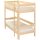 Möbelstar 398 - plain pine children's bunk bed frame 90x200 cm