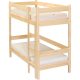 Möbelstar 398 - plain pine children's bunk bed frame 90x200 cm