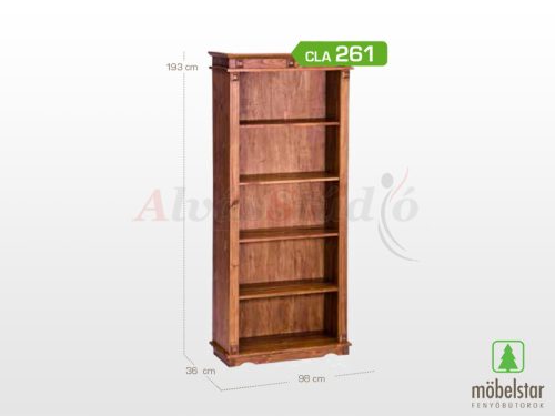 Möbelstar CLA 261 - stained pine open shelf unit