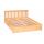 Möbelstar 348G - plain pine bed frame with gas spring storage 180x200 cm