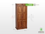   Möbelstar CLA 222 - 2 ajtós pácolt fenyő szekrény (válaszfalas)