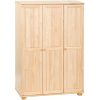 Möbelstar 231 - 3 door plain pine wardrobe 