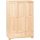 Möbelstar 232 - 3 door 2 drawer plain pine wardrobe 