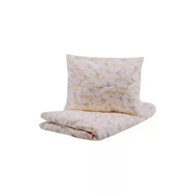   Naturtex 2 részes pamut ágynemű 90x130/40x50 cm Sárga macis