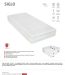 Best Dream Siglo mattress 140x190 cm + FREE MEMORY PILLOW