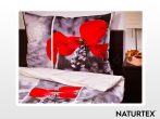 Naturtex 3-piece cotton-satin bed linen set - Fiona