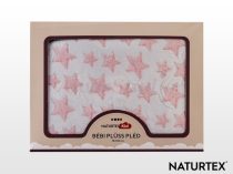 Naturtex Baby Design blanket - Pink Star