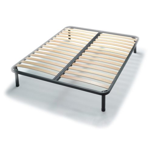 SleepStudio Metal Platform Bed Frame with Legs 180x200 cm