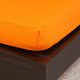 Naturtex Jersey fitted bed sheet for children - orange 70x140 cm