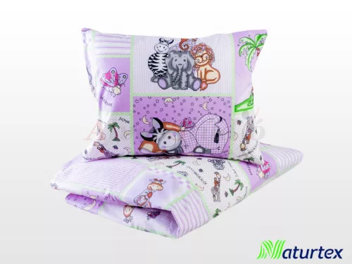 Naturtex 2 részes gyermek ágyneműhuzat - Állatkert